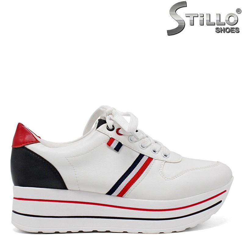 Дамски обувки на платформа десен TOMMY - 34407