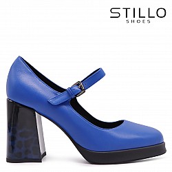 Сини дамски обувки с висок ток - 46755 — Stillo-bg.com Сини дамски обувки с висок ток - 46755