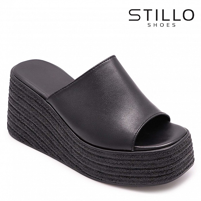 Дамски чехли с висока платформа - 47311 — Stillo-bg.com Дамски чехли с висока платформа - 47311