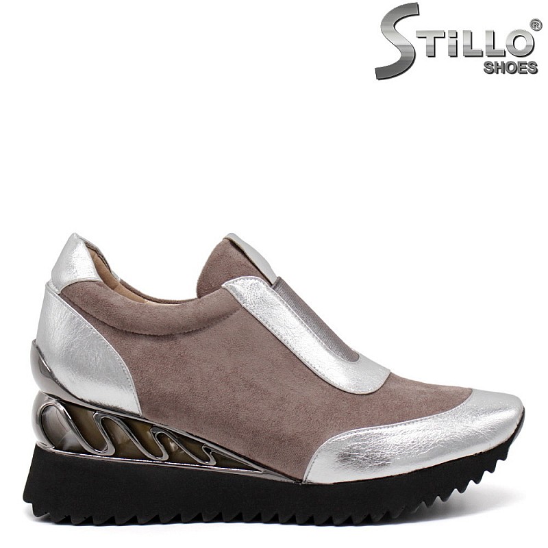 Модни обувки на платформа - 32619